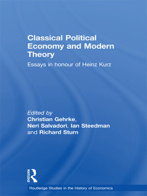 cover image of Classical Political Economy and Modern Theory